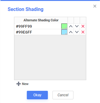 Selecting colors