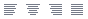 Horizontal alignment icons